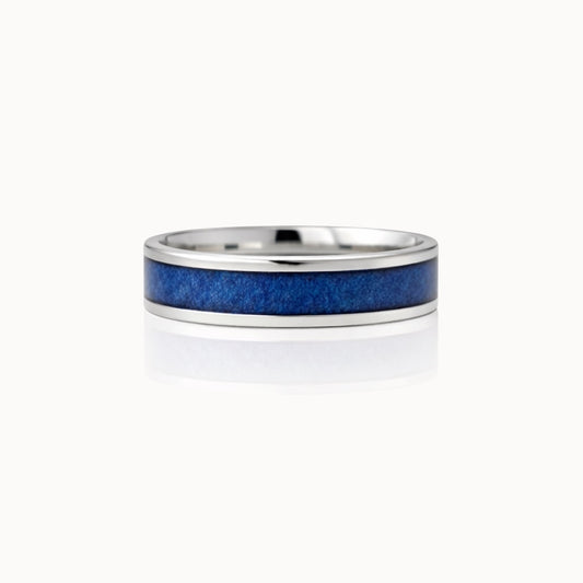 CHANNEL INLAY Ashes Memorial Ring