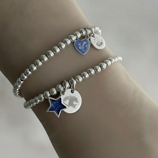 BEAD SLIDER Ashes Memorial Bracelet