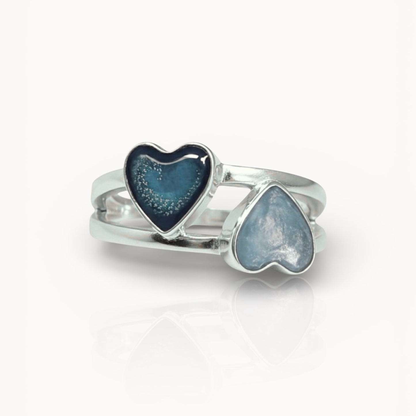 TWIN LOVE Ashes Memorial Ring