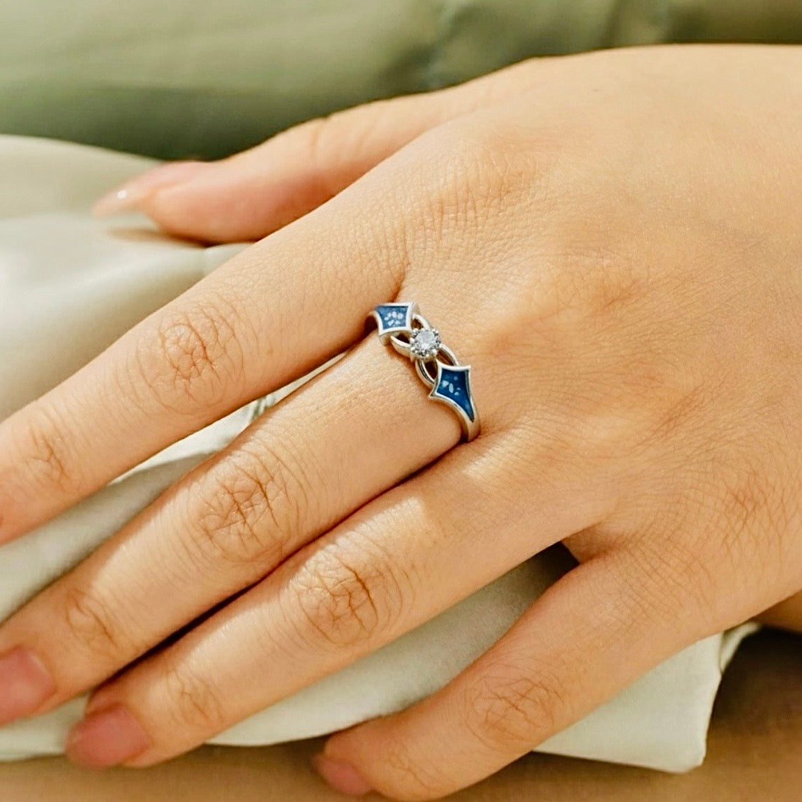 TOGETHER Ashes Memorial Ring.