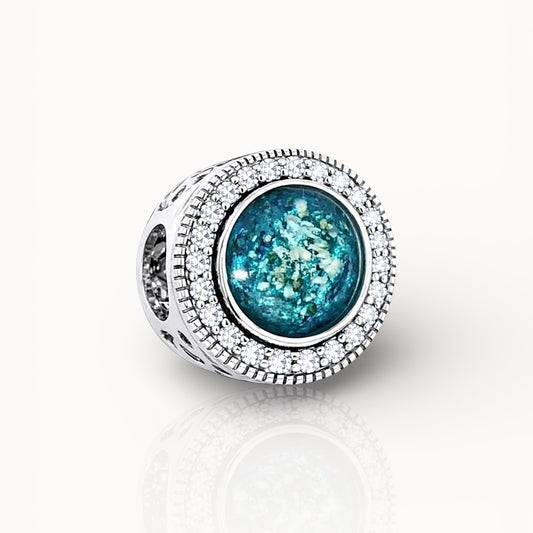 Round Halo - Pandora Compatible Bracelet Charm