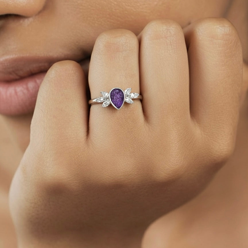 CHERISH PETALS Ashes Memorial Ring