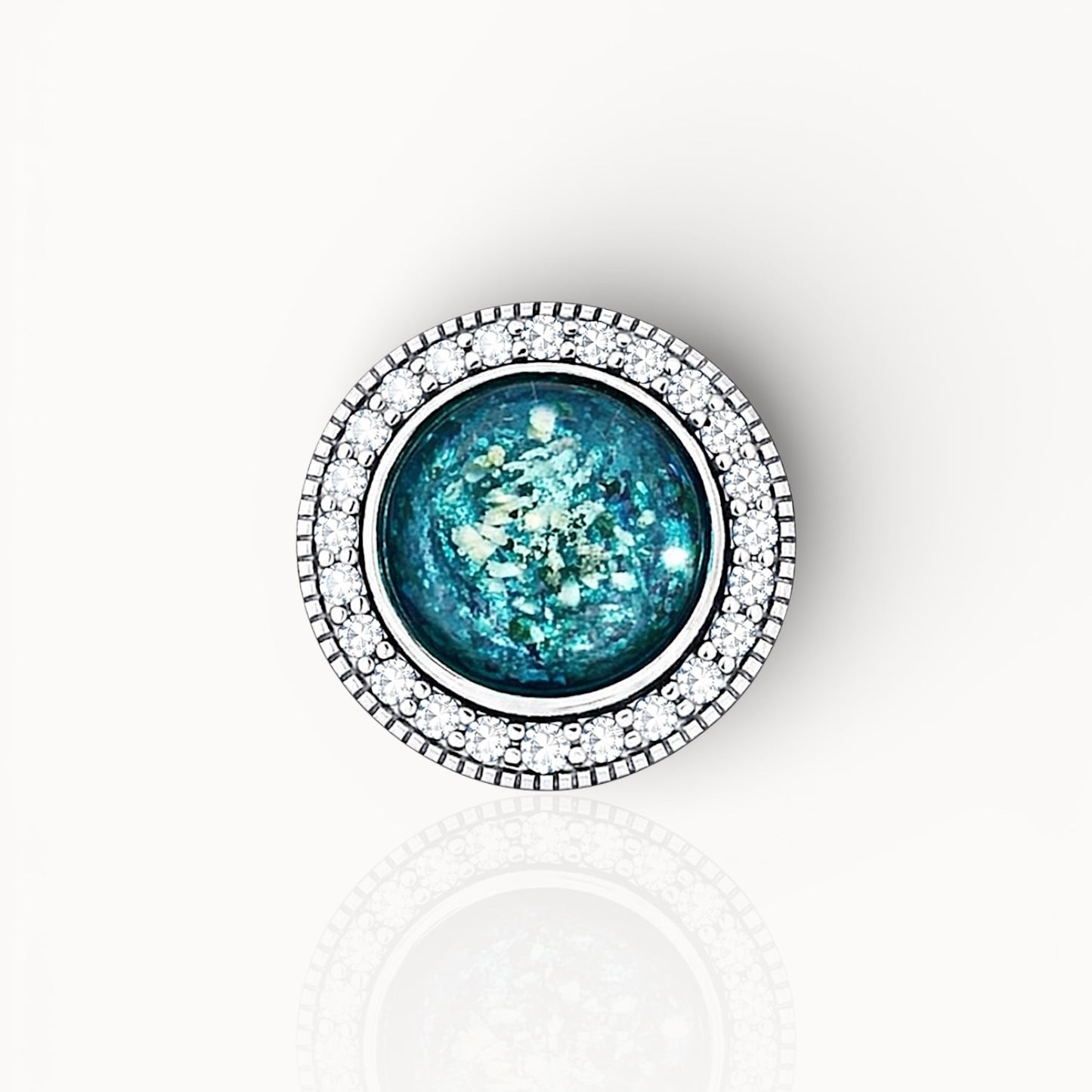 Round Halo - Pandora Compatible Bracelet Charm