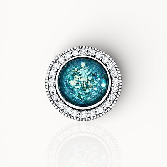 Round Halo - Pandora Compatible Bracelet Charm