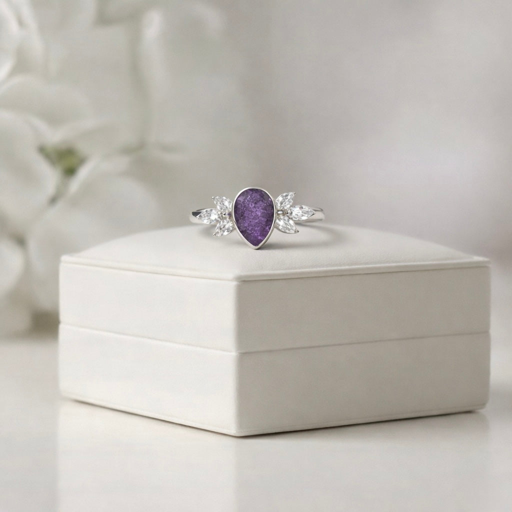 CHERISH PETALS Ashes Memorial Ring