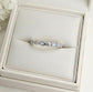 CHERISH CZ Ashes Teardrop Half Band