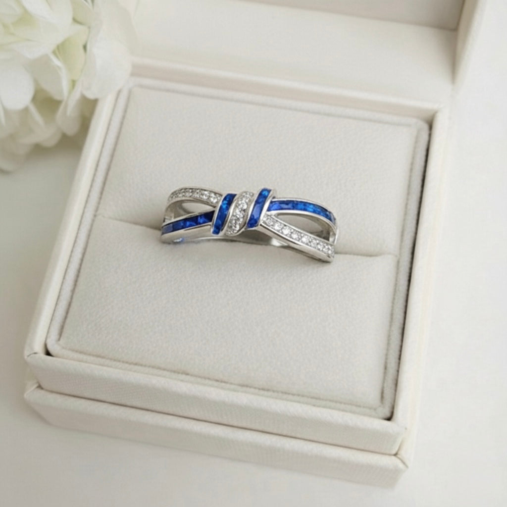 ETERNAL RIBBON Ashes Memorial Ring