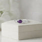 Dainty Drop Ashes Memorial Ring