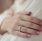 CHERISH CZ Ashes Teardrop Half Band