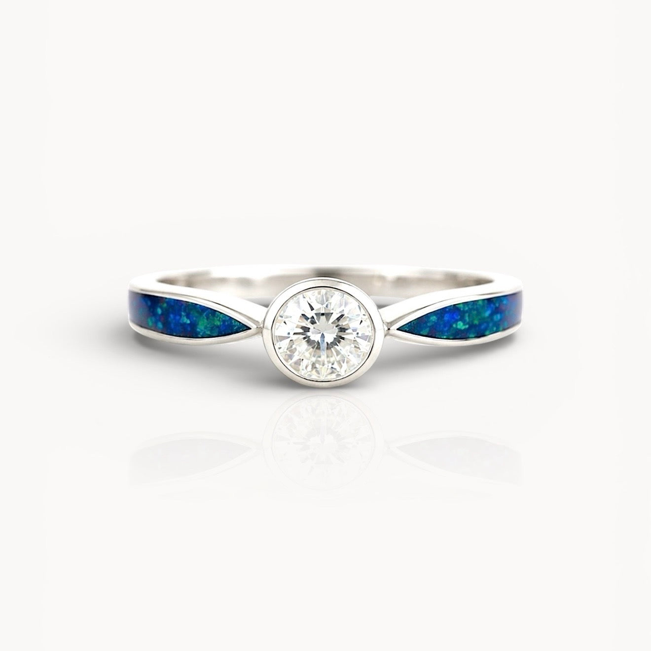 BELLA Solitaire Ashes Memorial Ring
