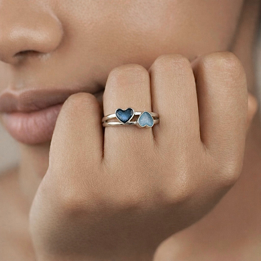 TWIN LOVE Ashes Memorial Ring